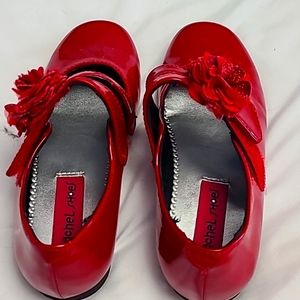 Rachel shoes red size 2 little girl